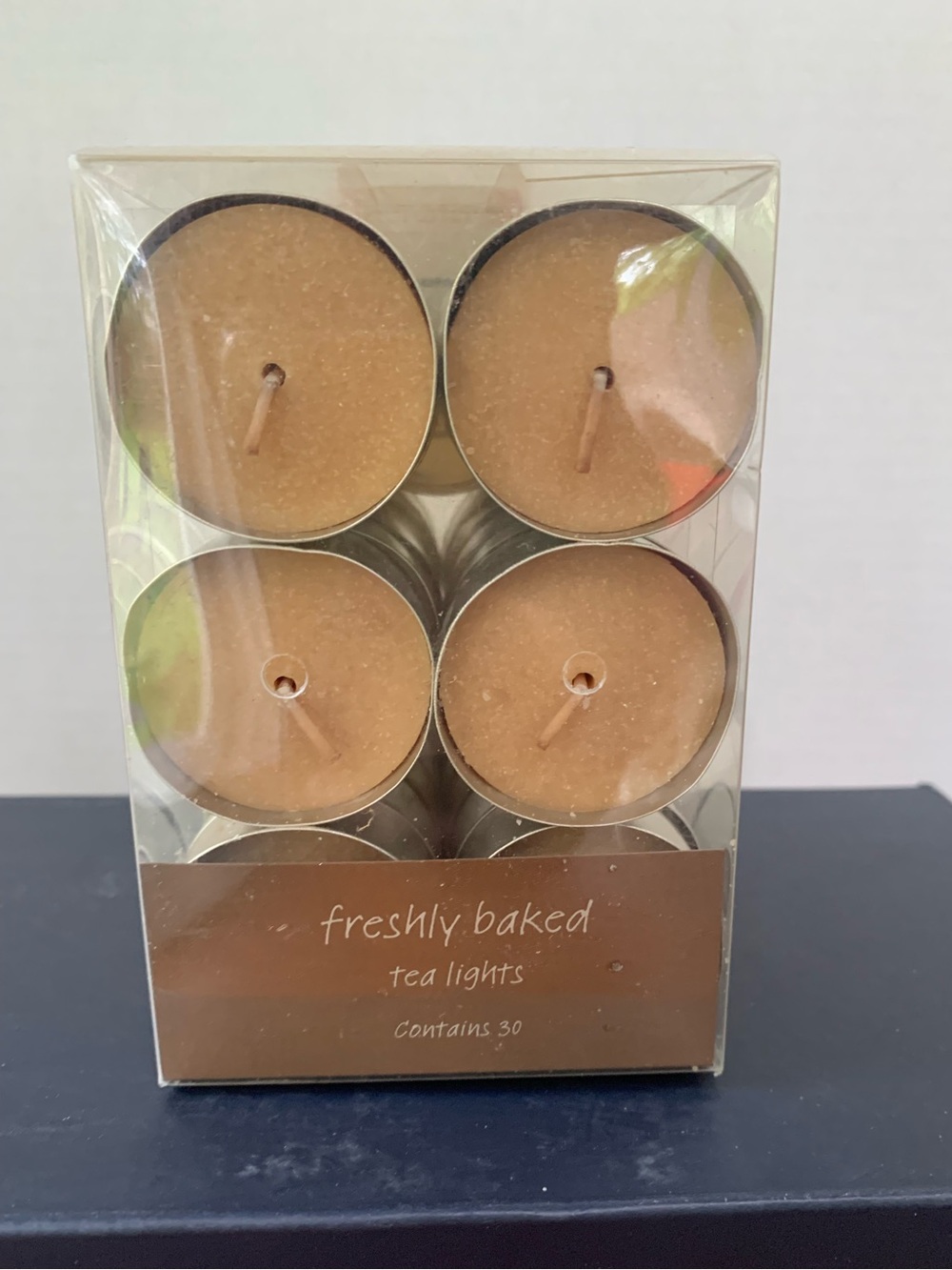 NEW NOS Pier 1 Imports Tea Light Candles Freshly Baked 29 Pack Discontinued